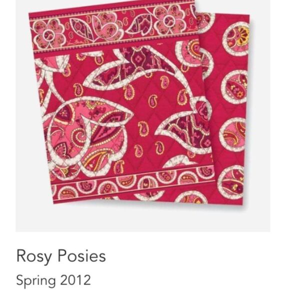 Vera Bradley Rosy‎ Posies Shoulder Bag - Picture 2 of 16